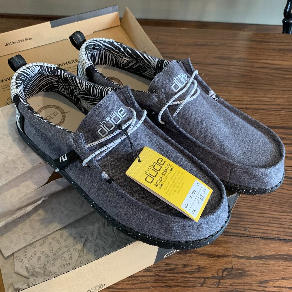 Hey Dude NIB Wally Break Lemur Exclusive  style~ Active Stretch - Picture 2 of 5